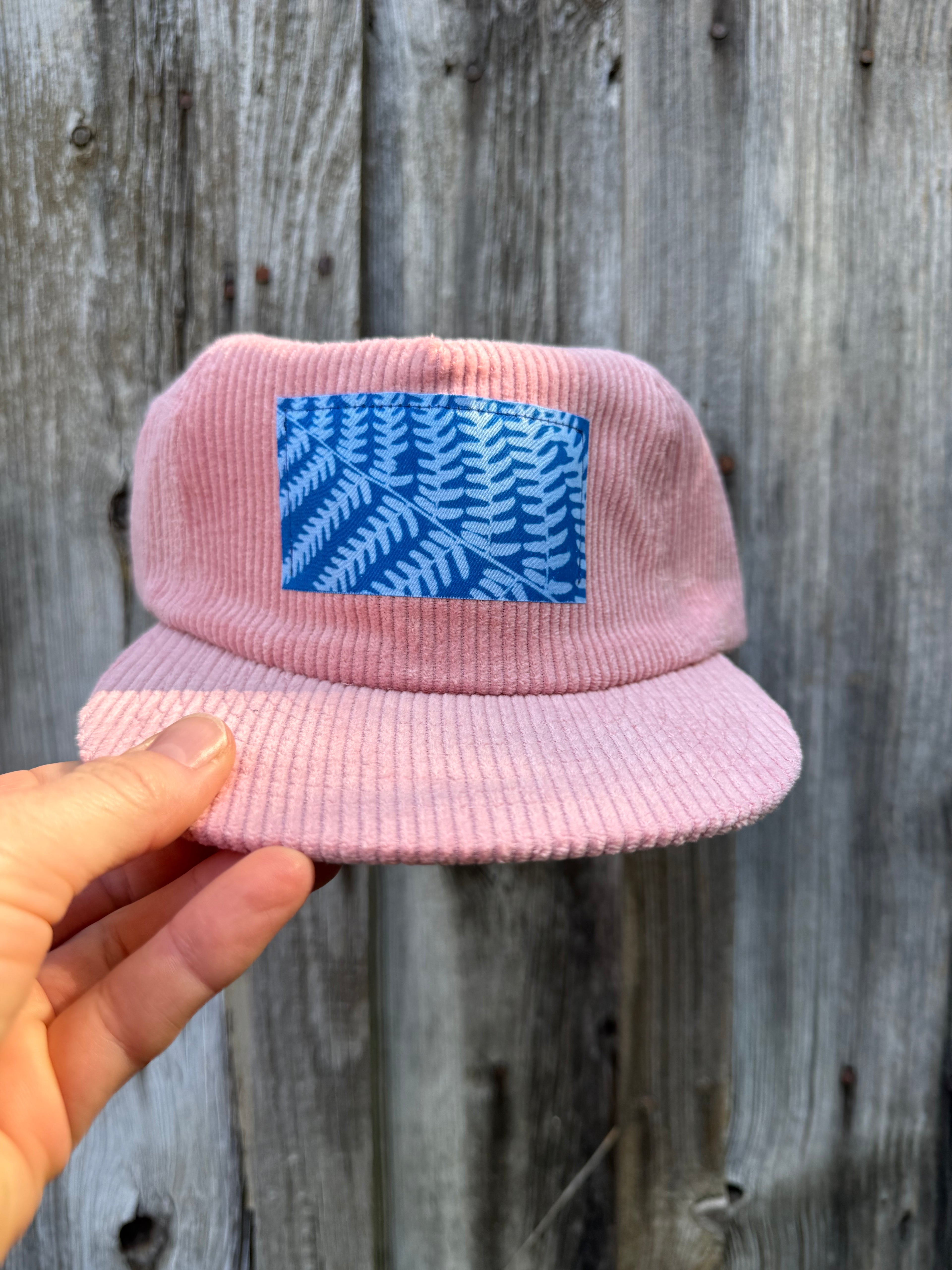 Corduroy Pink Hat: Fern 01