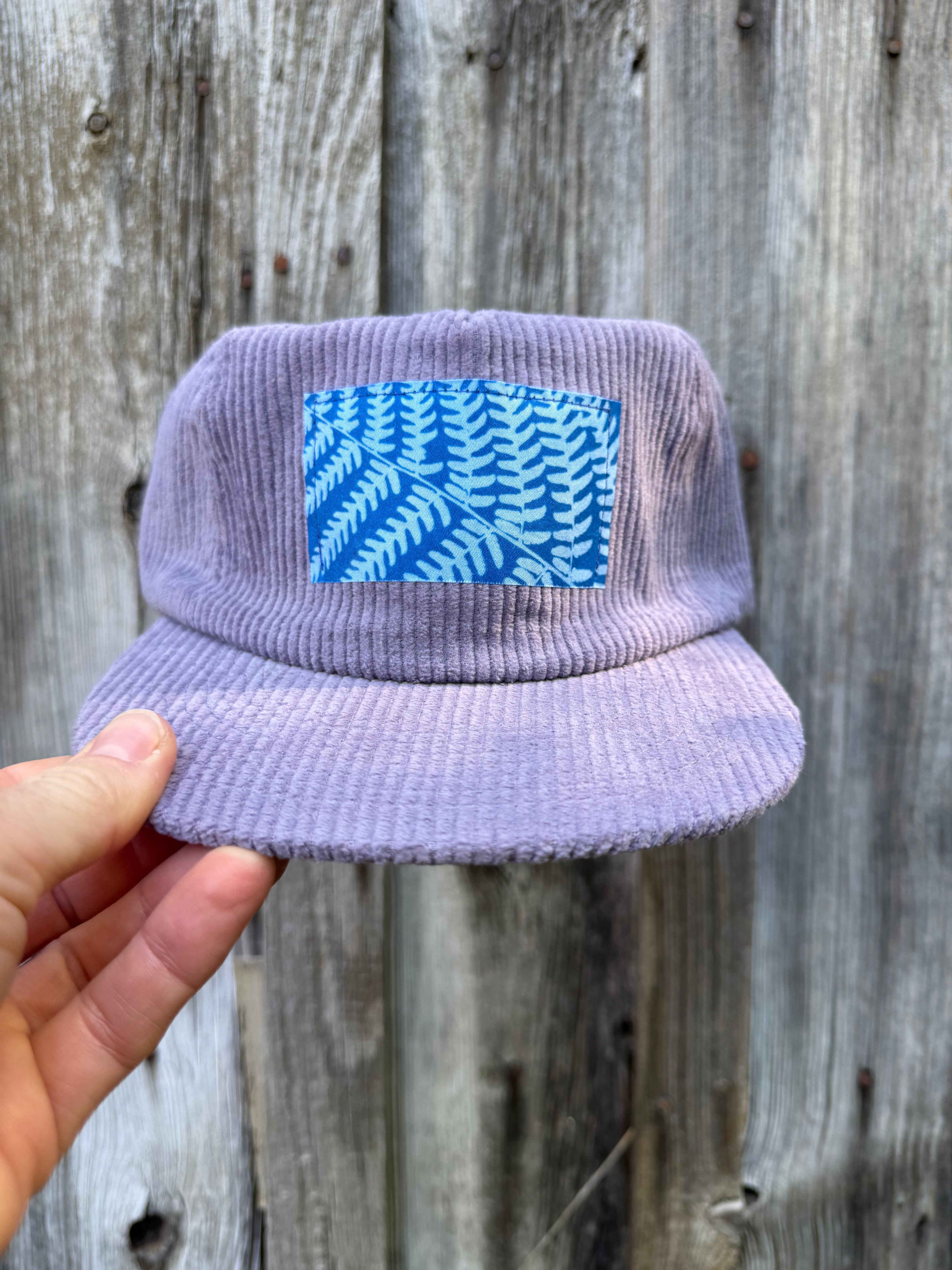 Corduroy Lavender Hat: Fern 01