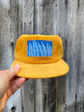 Corduroy Sun Gold Hat: Fern 02