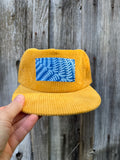 Corduroy Sun Gold Hat: Fern 01