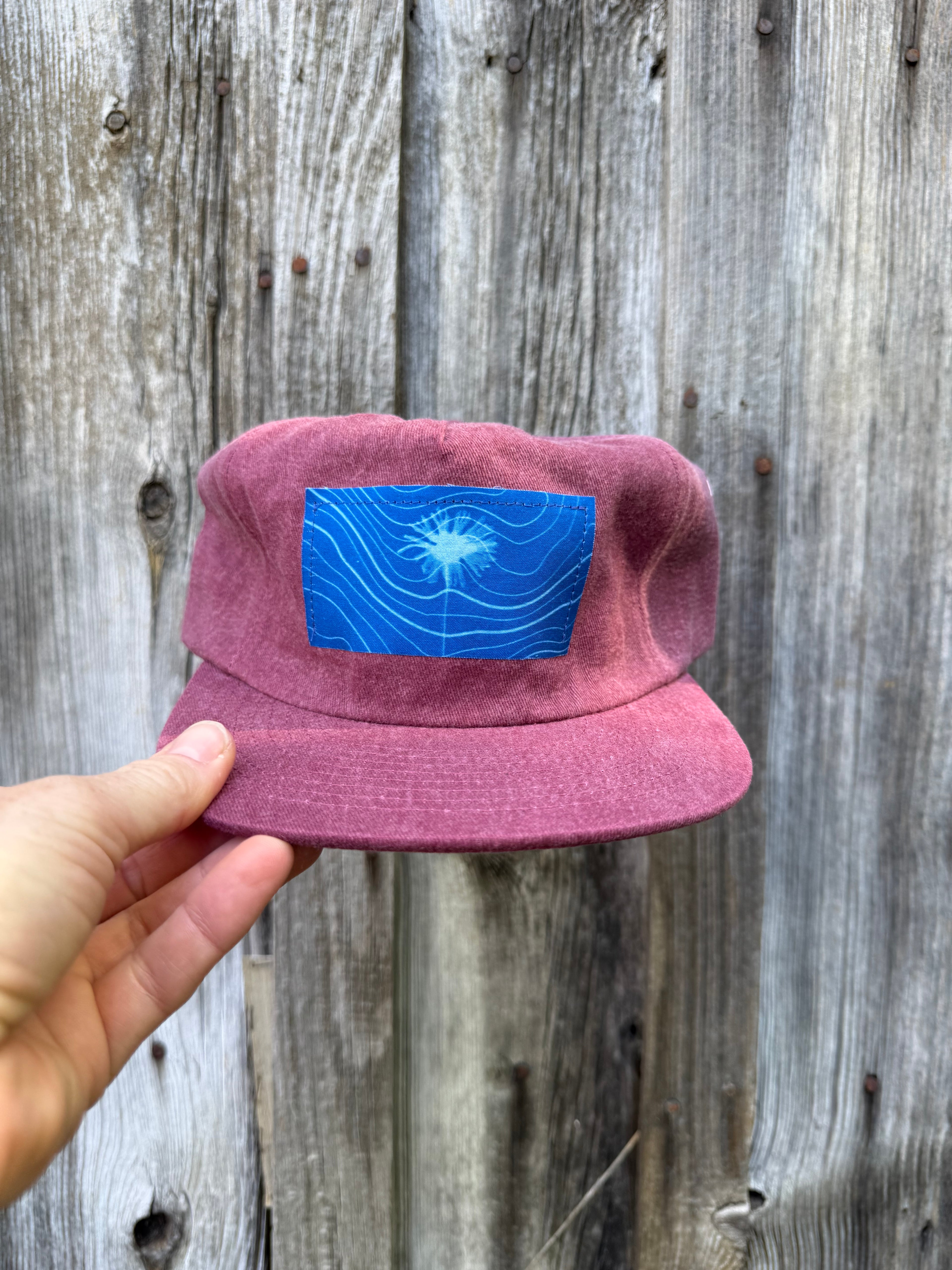 Washed Cotton Berry Hat: Wildflower + Topo