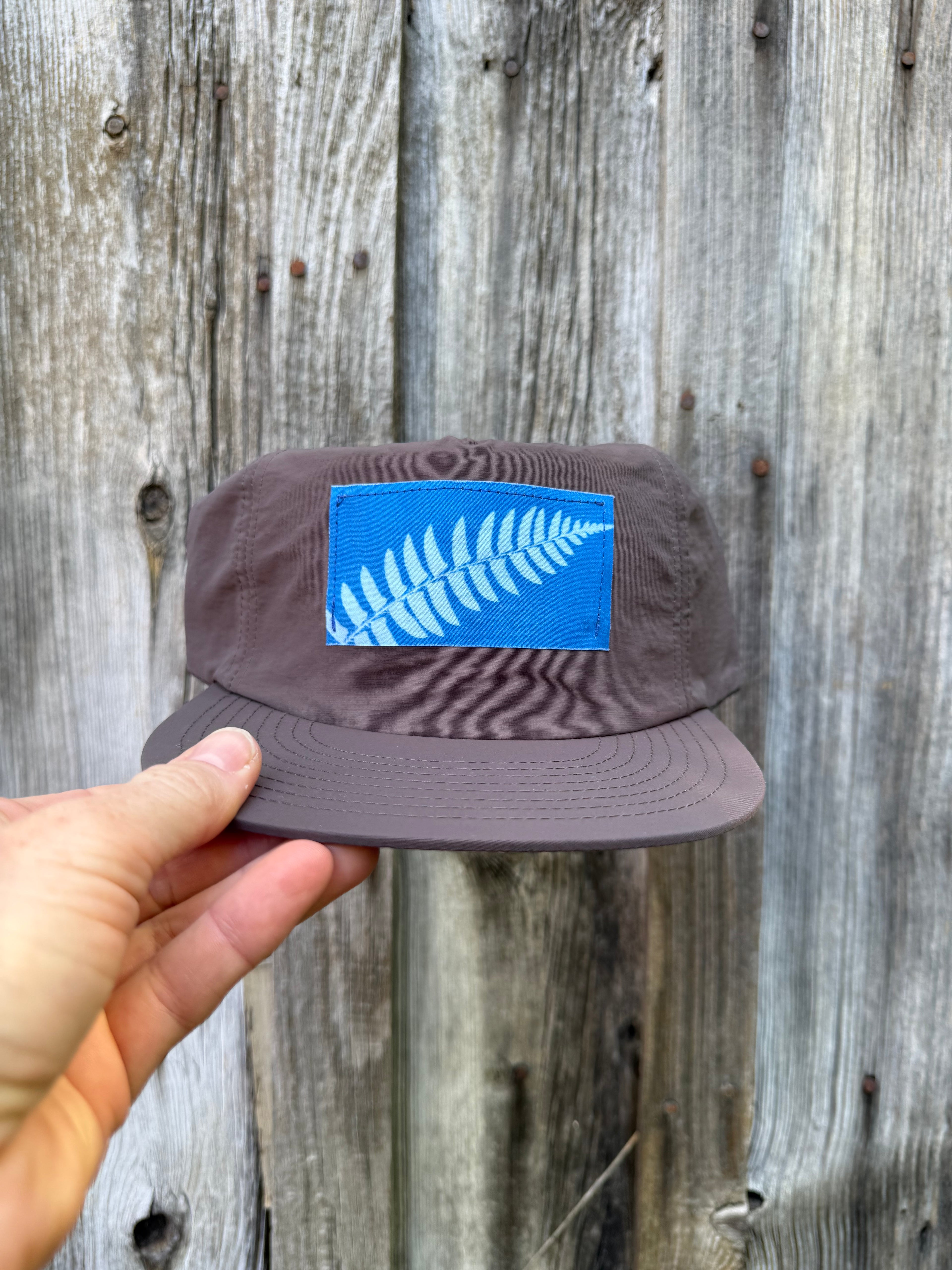 Nylon Grey Hat: Fern 03