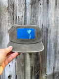 Washed Cotton Java Hat: Yuba River Topo + Wildflower
