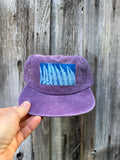 Washed Cotton Purple Hat: Fern 02