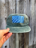 Washed Cotton Hunter Green Hat: Fern 01