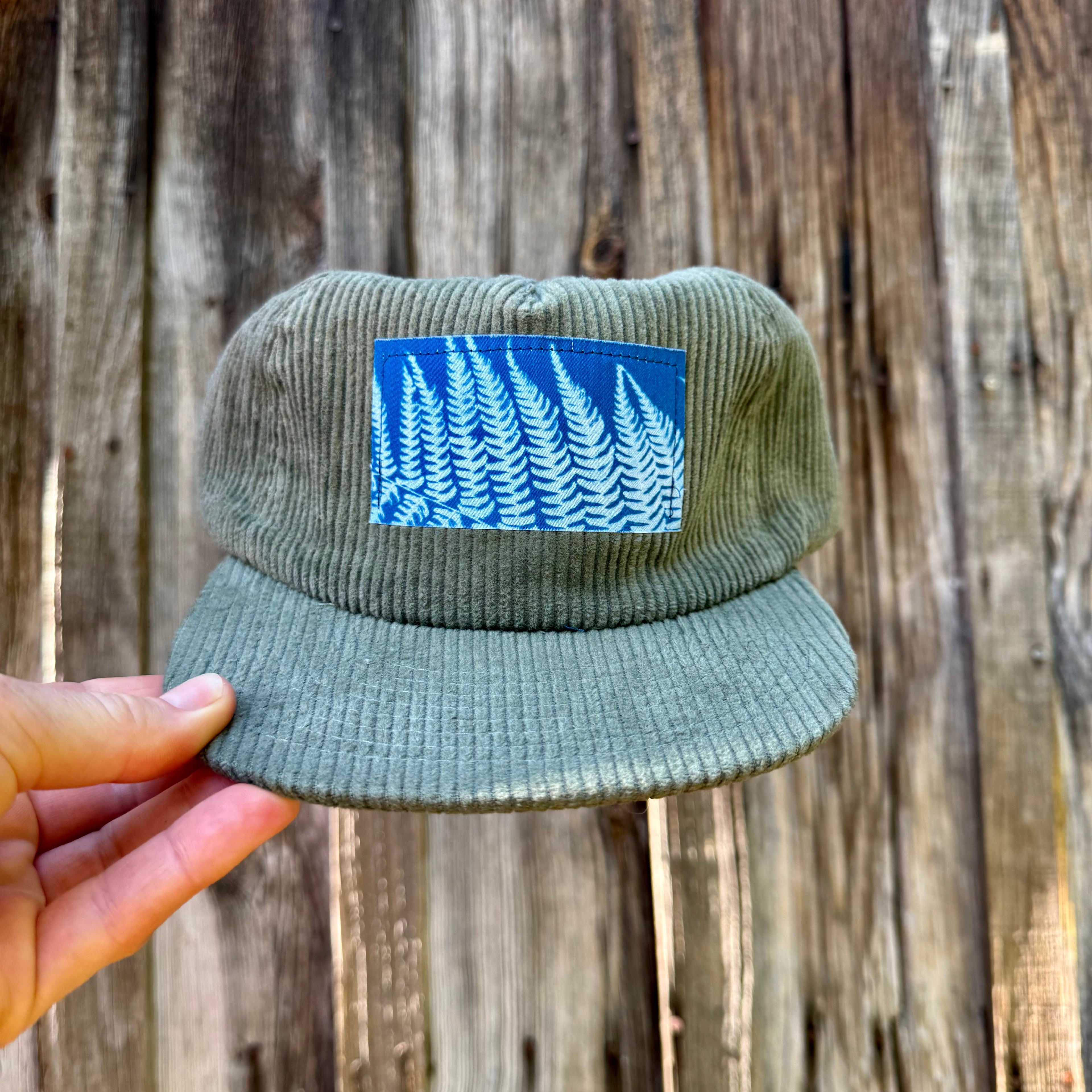 Corduroy Cactus Green Hat: Fern 02