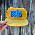 Corduroy Sun Gold Hat: Fern 01