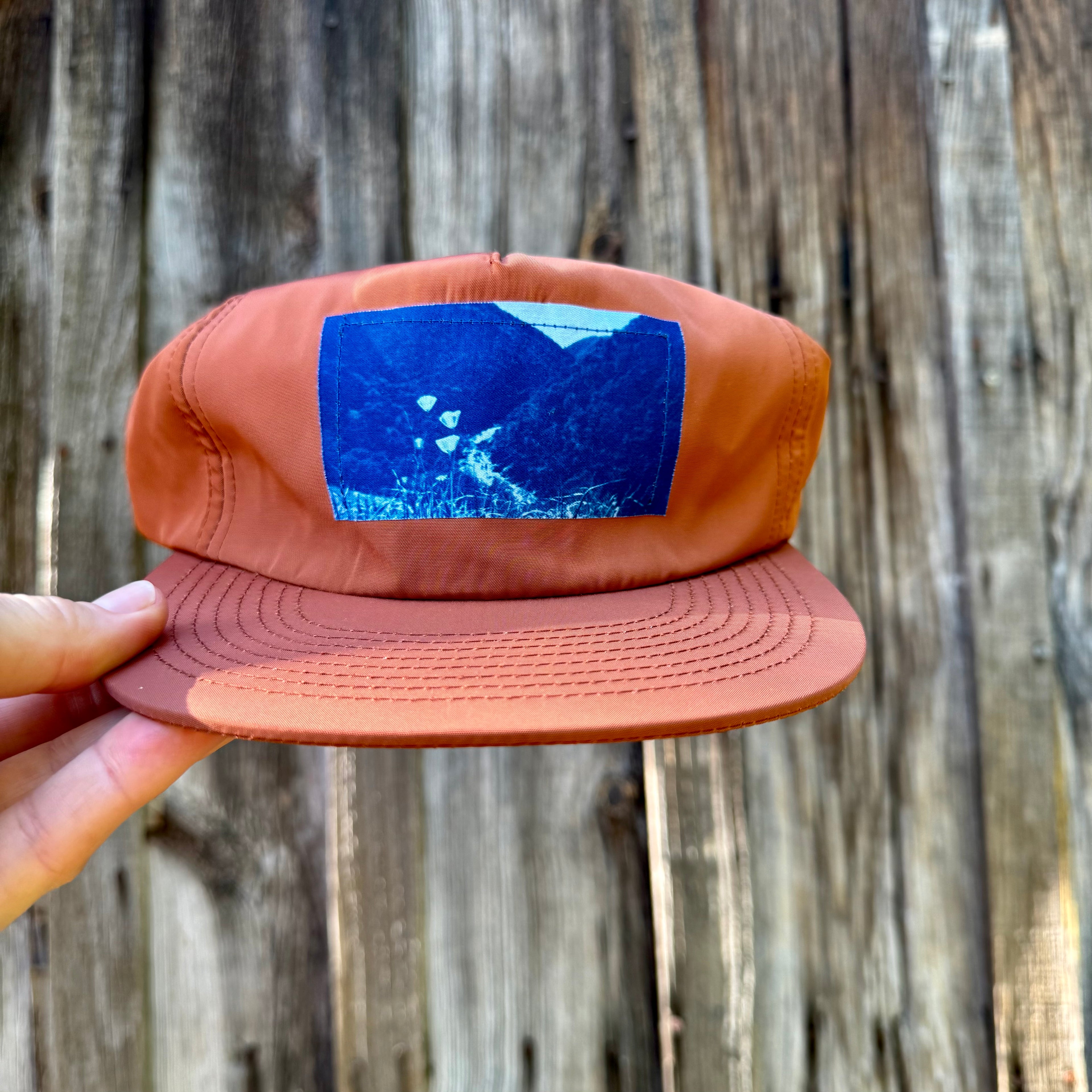 Nylon Copper Kids Hat: California Poppies