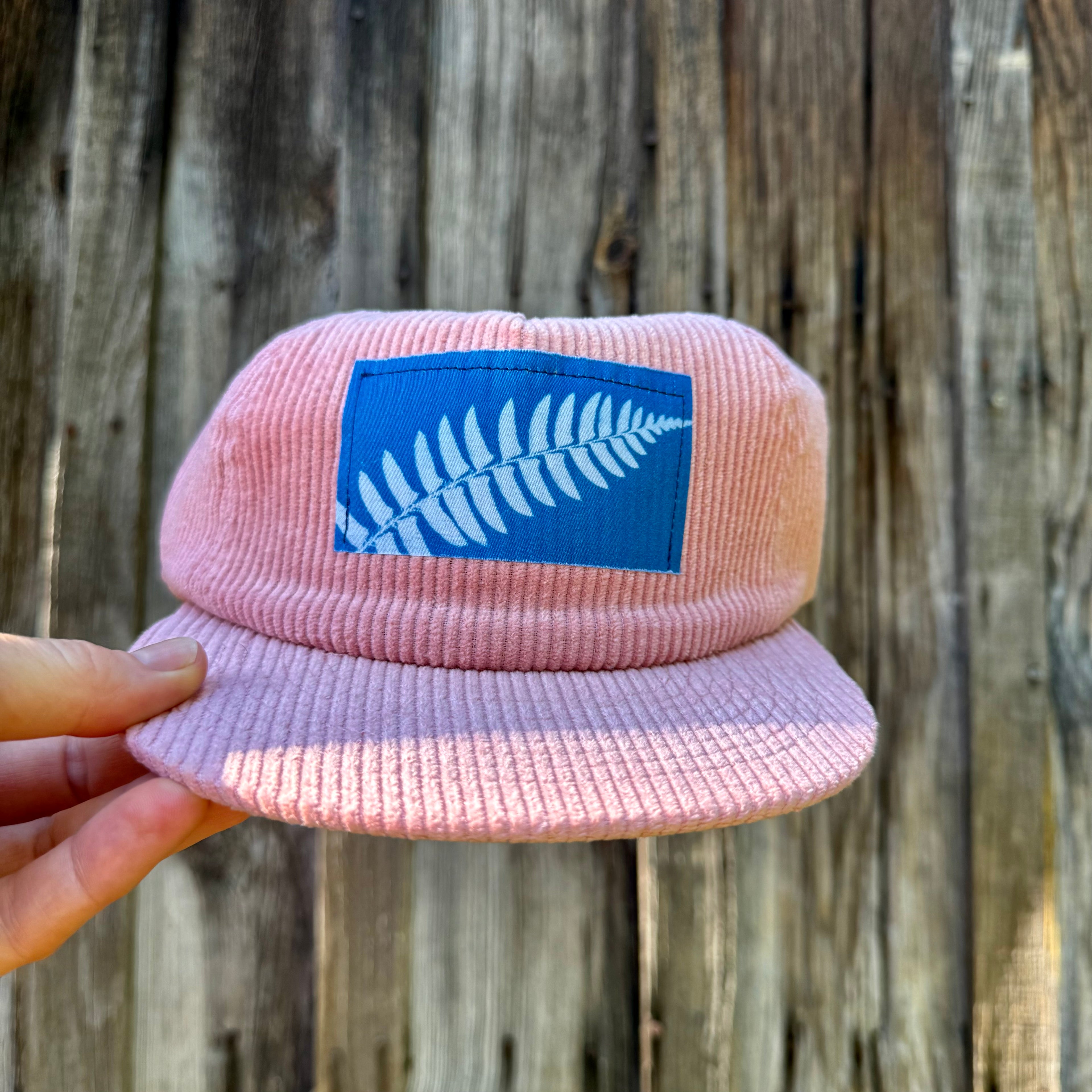 Corduroy Pink Hat: Fern 03