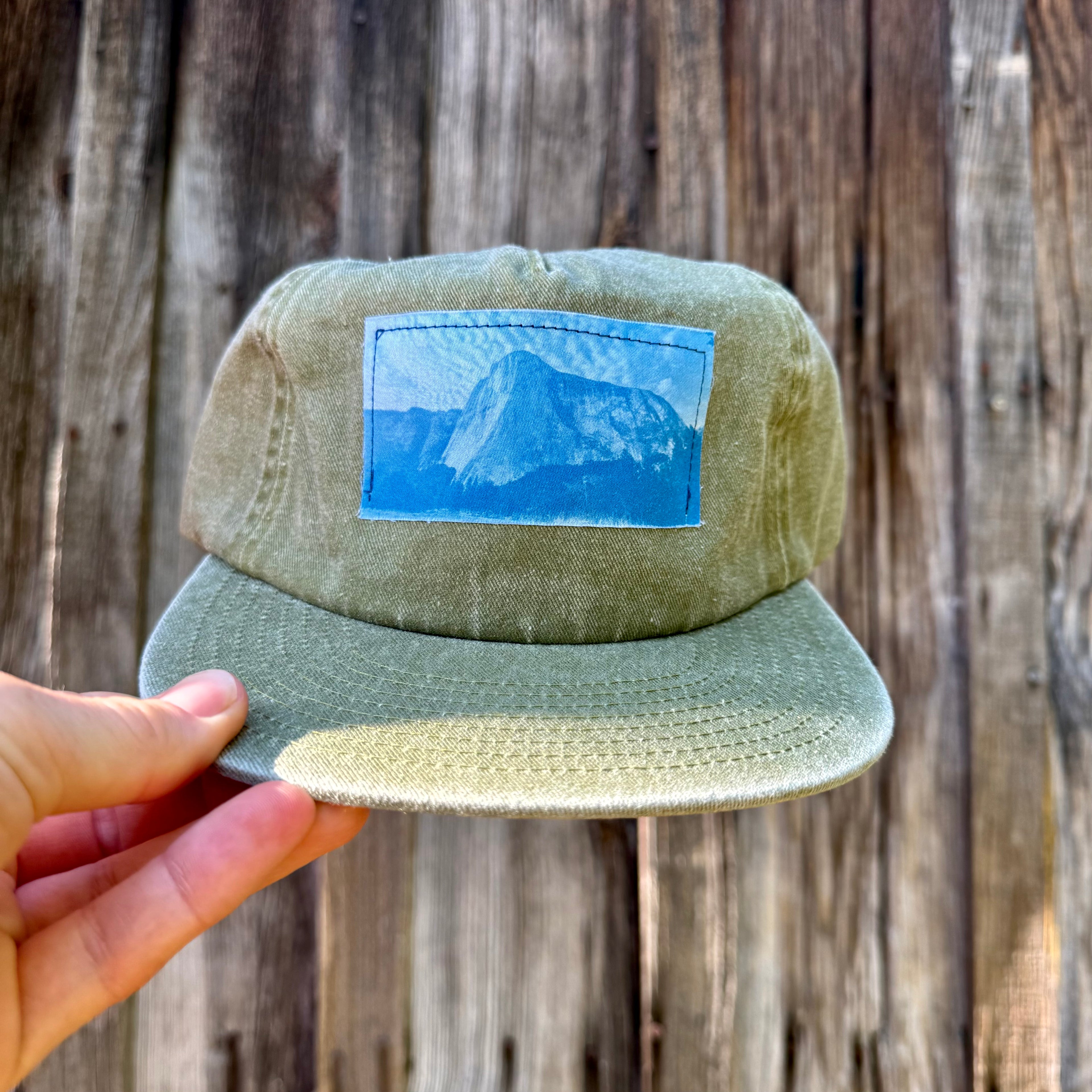 Washed Cotton Cactus Green Hat: El Capitan