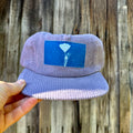 Corduroy Lavender Hat: Poppy + Yosemite Topo