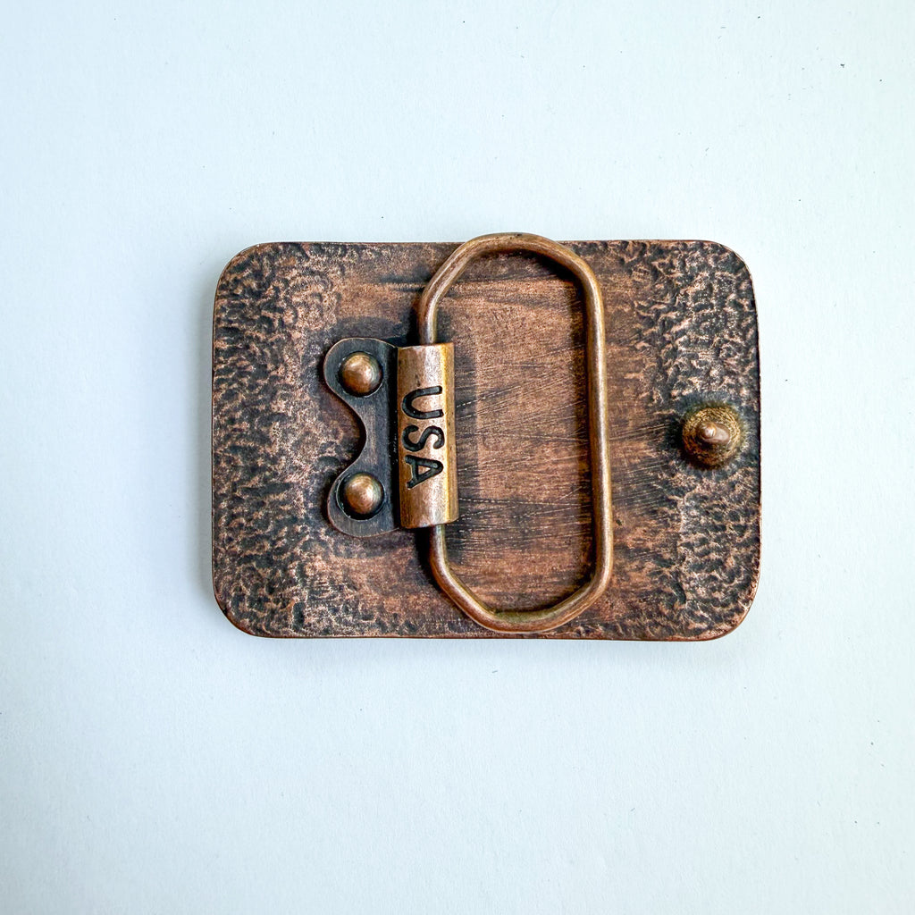 Belt Buckle: Lupine + Yosemite Topo