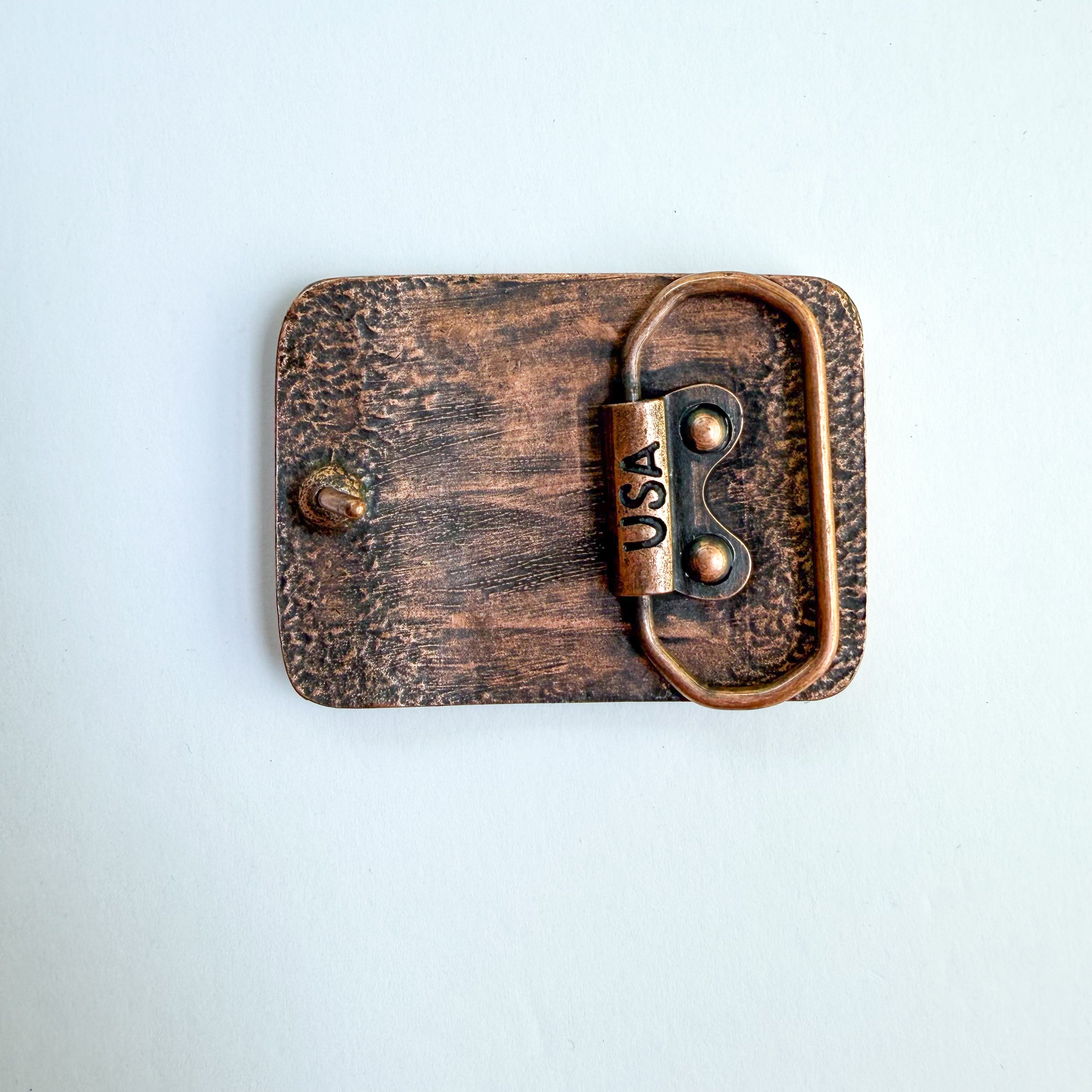 Belt Buckle: Wildflower + Topo
