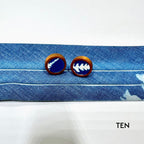 Cyanotype 12mm Stud Earrings - 10 image