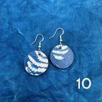 Cyanotype Circle Earrings image 11