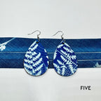 Cyanotype Teardrop Earrings - 05 image