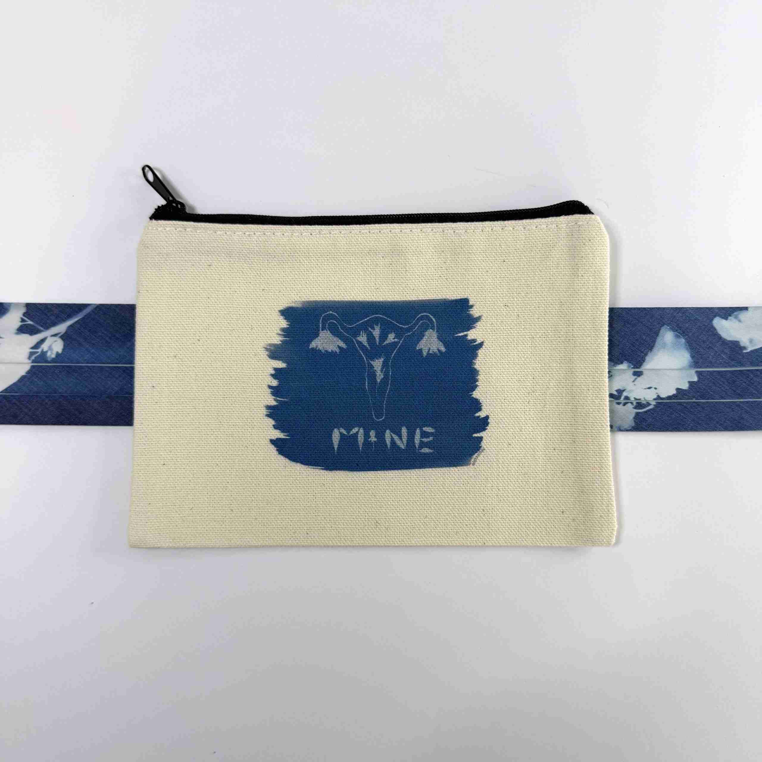 Zipper Pouch: "Mine" Uterus image 0