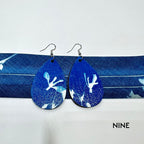 Cyanotype Teardrop Earrings image 18