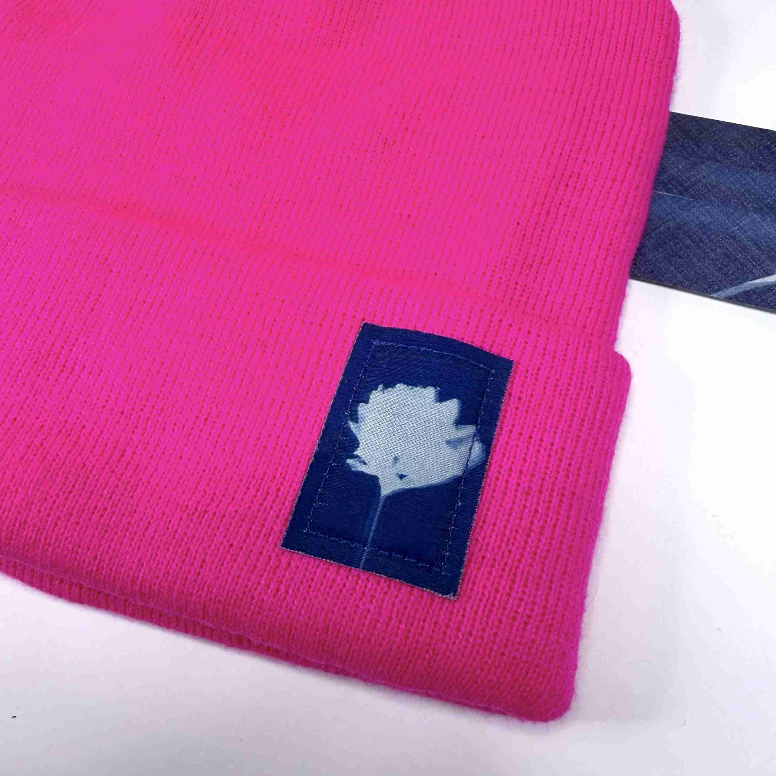Pink Beanie: Wildflower 02 image 1