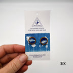 Cyanotype 12mm Stud Earrings image 13