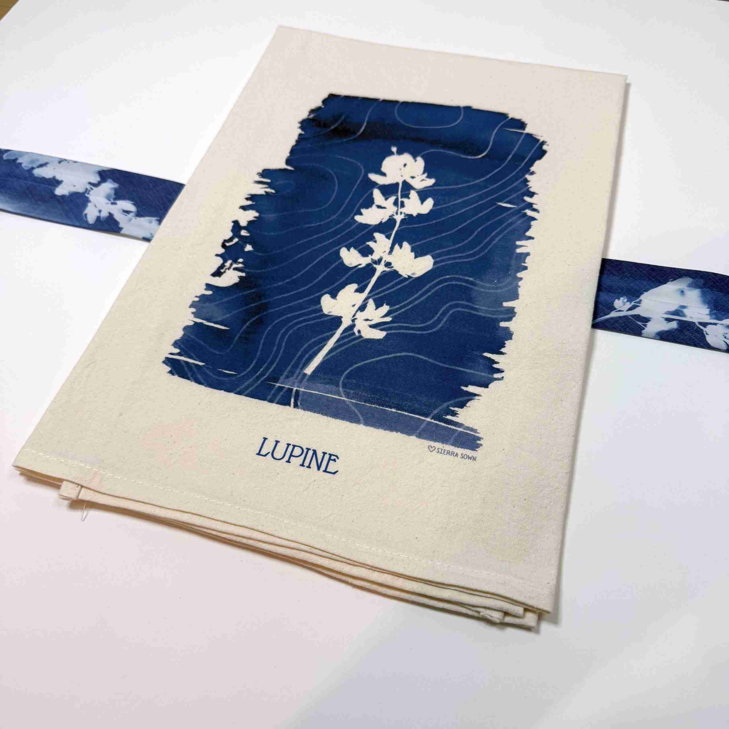 Tea Towel: Lupine image 1