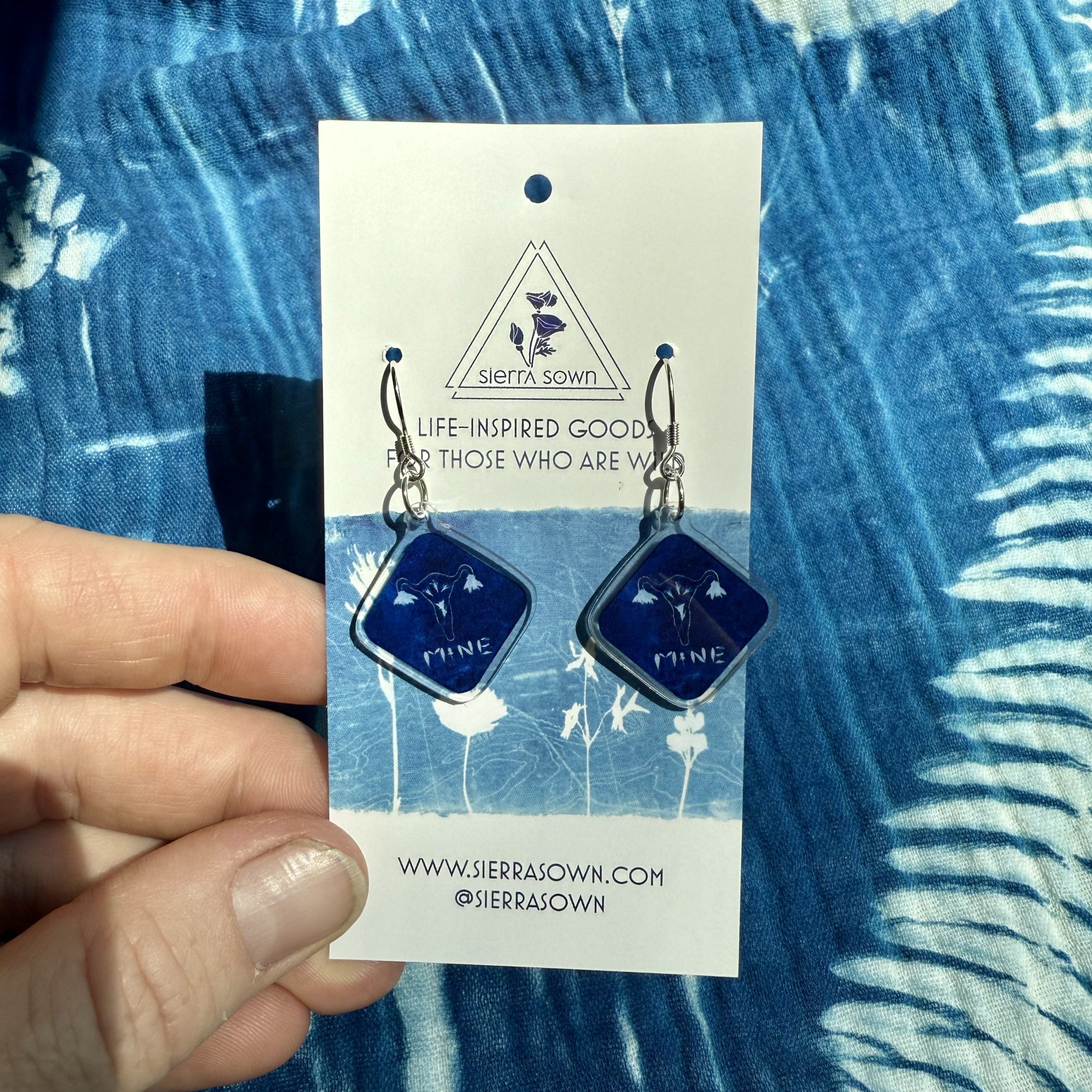 "Mine" Uterus Earrings image 1