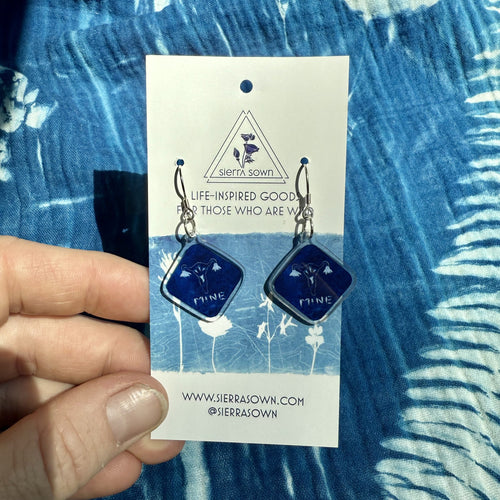 "Mine" Uterus Earrings image 1