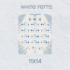 2026 Lunar Calendar: Fern (11x14)